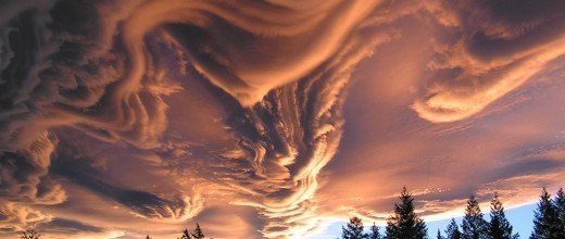 Самые красивые и невероятно редкие облака