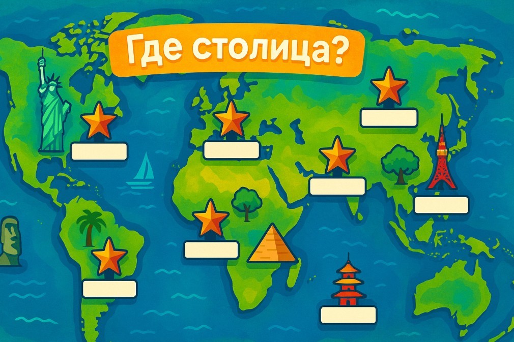 Как обстоят у Вас дела с Географией? Проверим сможете ли Вы назвать столицы этих стран? 