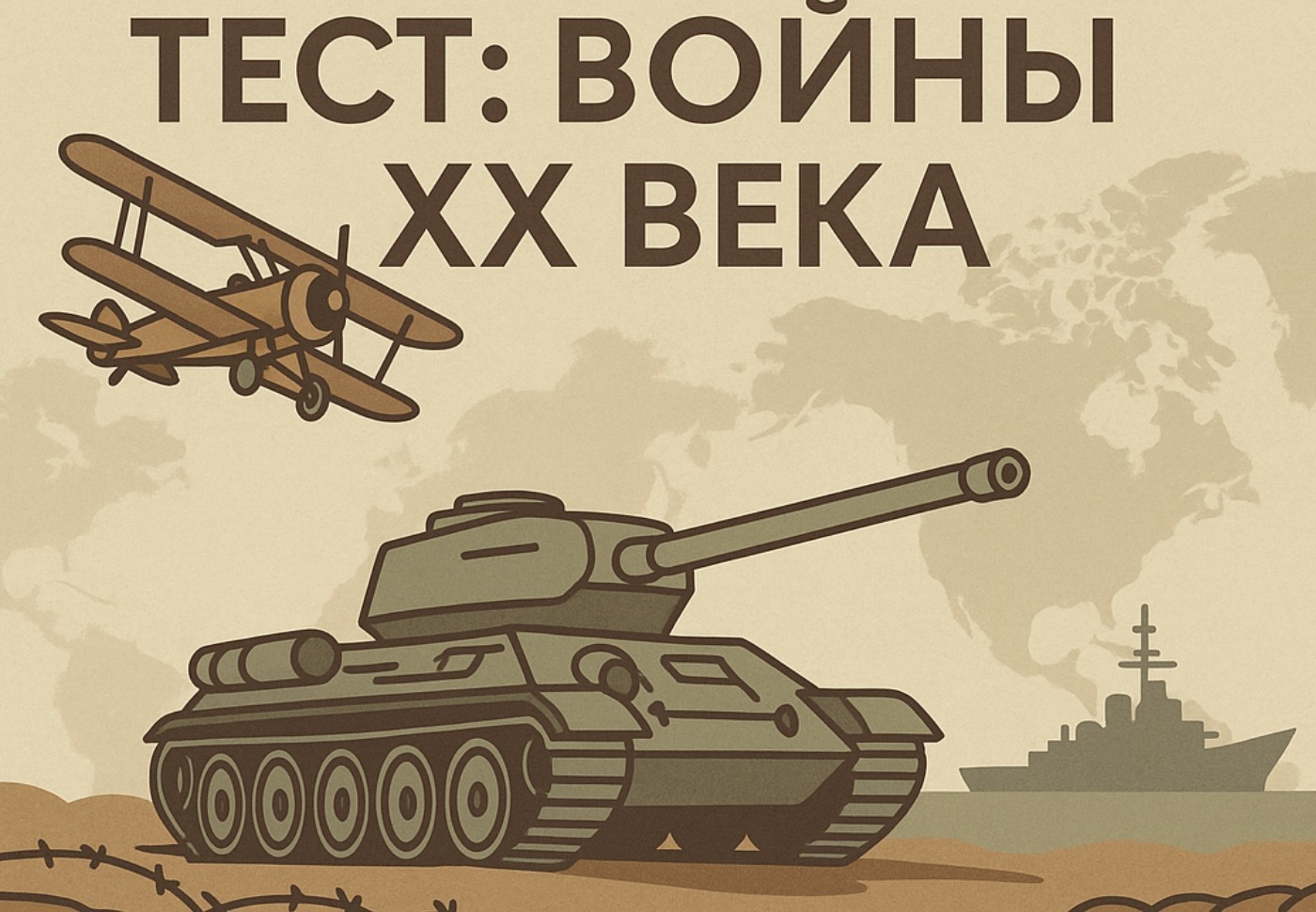 Тест на Интуицию для знатока: определите, какая война запечатлена на фото
