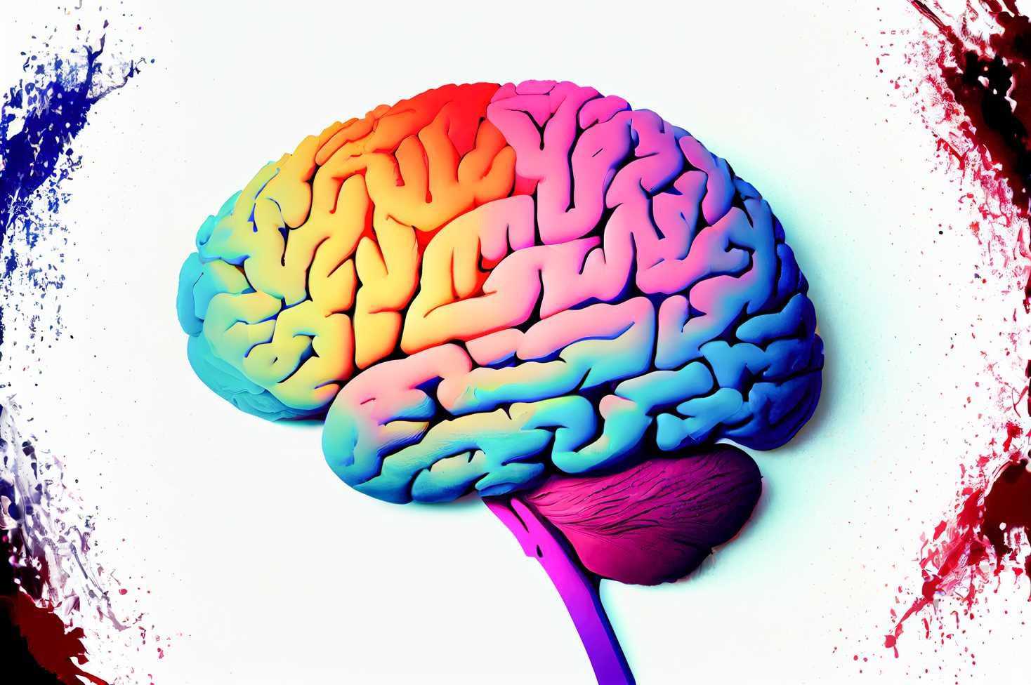 Colored brains. Тренируем мозг. Фото головоломка для мозгов.