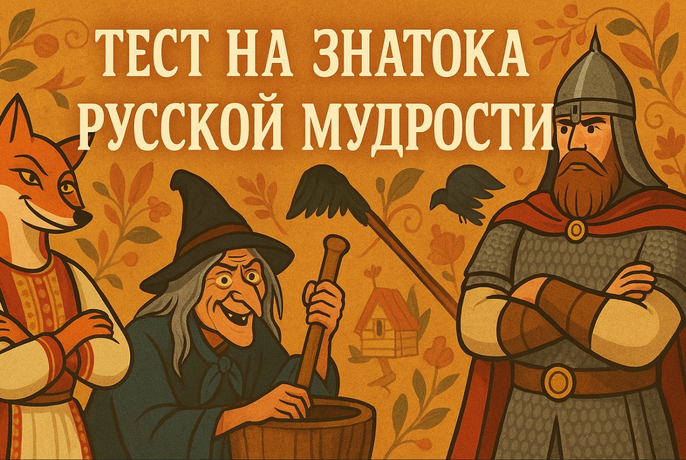 Тест "Знаток Русской Мудрости" - хватит у Вас знаний ответить на эти 10 вопросов?