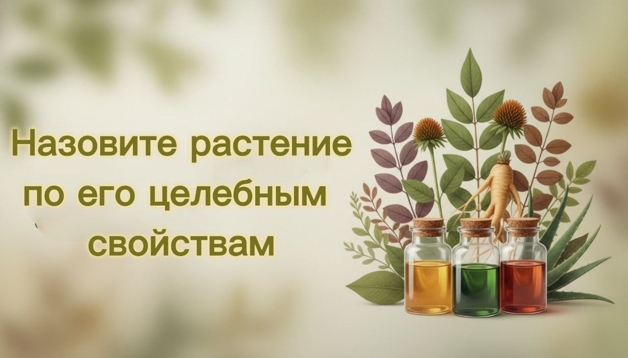 Угадай растение по его лечебным свойствам. Сможешь ли набрать 10/10?