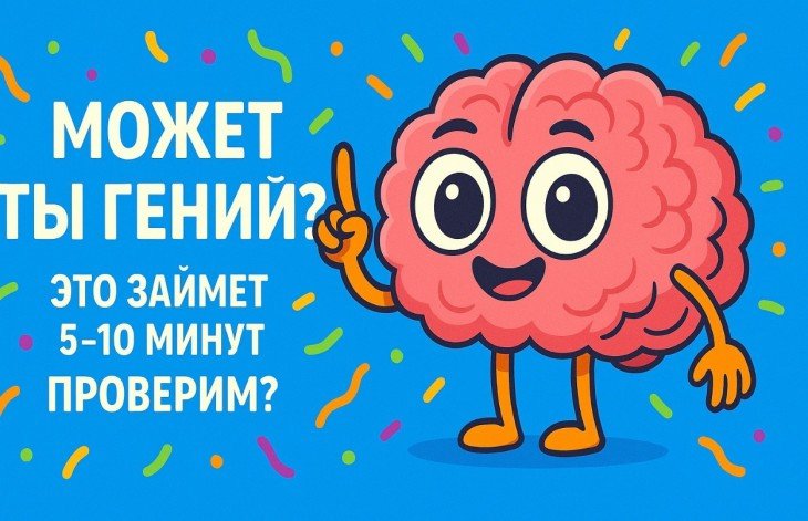 Только человек с IQ выше 155 сможет правильно ответить на все эти вопросы