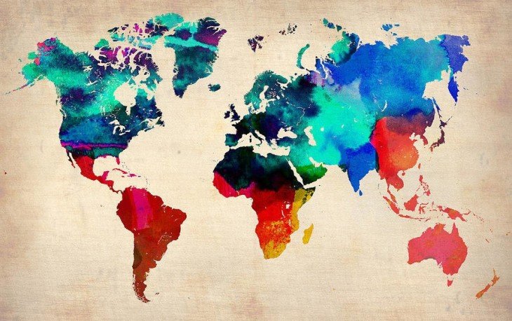 Географический тест: ты прирождённый географ, если сможешь назвать страны на карте