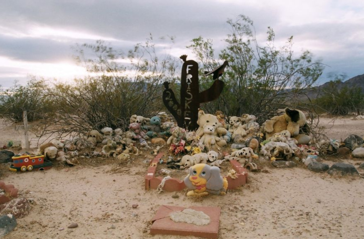 Заброшенные кладбище домашних животных в штате Невада