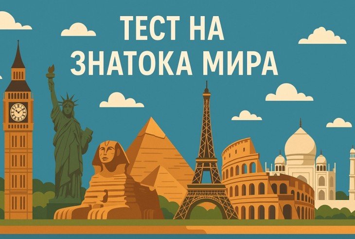 Тест "Заядлый Путешественник". Проверим Вашу эрудицию на знание мировых достопримечательностей? 