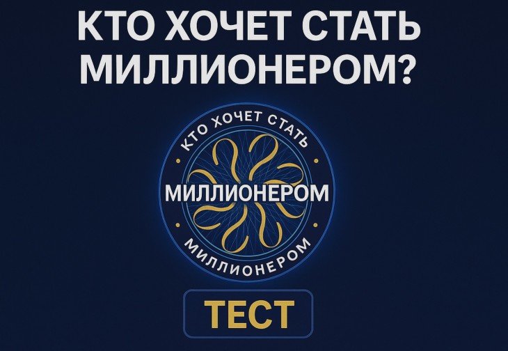 Проверим Вашу эрудицию? Тест по типу телешоу "Кто хочет стать миллионером?" До какой суммы Вы дойдете?