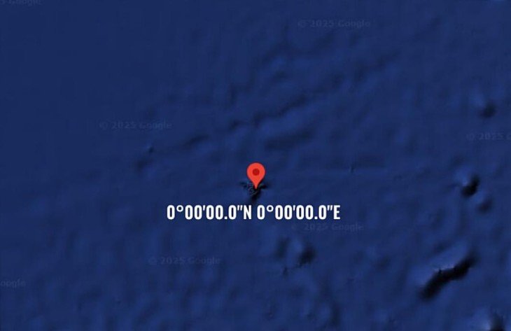Нулевая точка Земли: загадка координат 0°N 0°E  