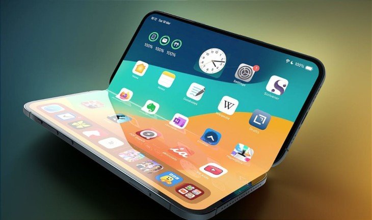  Первый складной iPhone будет выглядеть как пара склеенных iPhone Air
