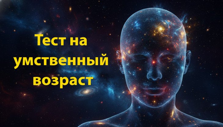 Пройдите тест на умственный возраст и узнайте, насколько развит ваш интеллект