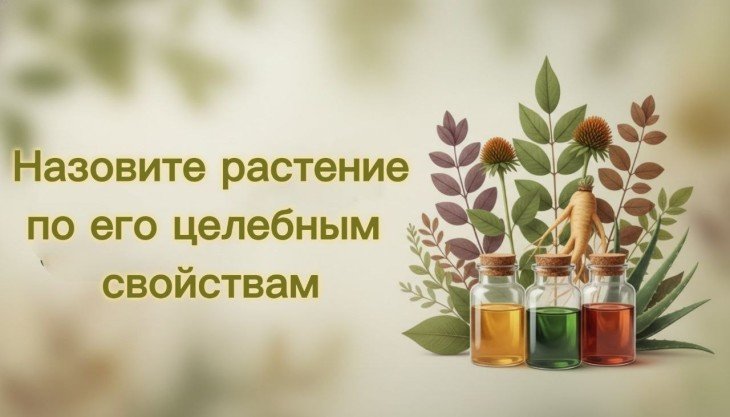 Угадай растение по его лечебным свойствам. Сможешь ли набрать 10/10?