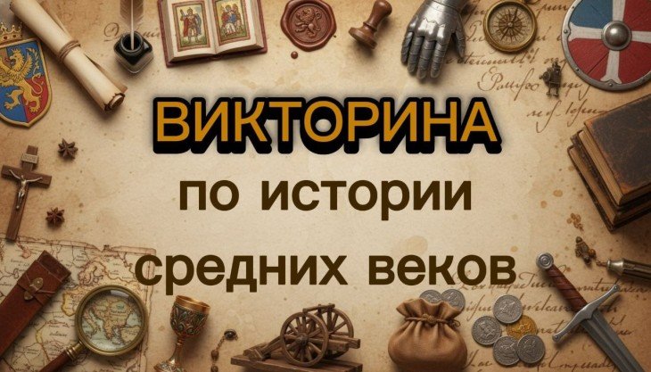 Сможешь ли ты победить 6-классника в этом увлекательном тесте по истории Средних Веков?
